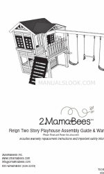 2MamaBees Reign Two Story Playhouse Посібник з монтажу