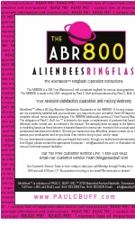 AlienBees ABR800 Operation Instructions Manual