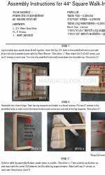 A&L Furniture AL284PT-UNF Montage-instructies