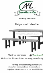 A&L Furniture Ridgemont Istruzioni per il montaggio