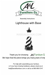 A&L Furniture Lighthouse with Base Montage-instructies