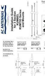 AC Antennas KUM700 Series Посібник з монтажу