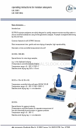 a&p instruments UX 3081 Manual de instrucciones