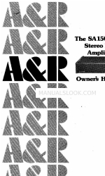 A&R Power Amplifier SA150 Manuale del proprietario