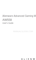 Alienware AW558 Manuale d'uso