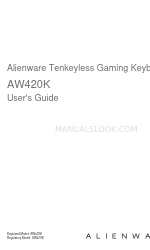 Alienware AW420K User Manual