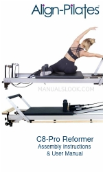 Align-Pilates C8-Pro Reformer Instruções de montagem e manual do utilizador