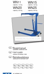 AC Hydraulic WN20 Manual do utilizador