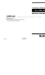 Alinco DJ-162 Series Instruction Manual