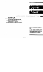 Alinco DJ-191 Instruction Manual