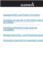 Garmin 010-10844-00 - Mobile XT - GPS Software Manuel d'information sur la sécurité