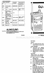 Alinco DJ-SR1 Handbuch