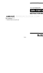 Alinco DR-119T Instruction Manual