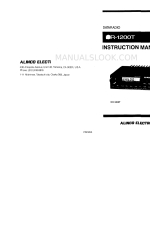 Alinco DR-1200T Instruction Manual