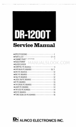 Alinco DR-1200T Service Manual