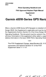 Garmin 400W-Series Manual de instruções