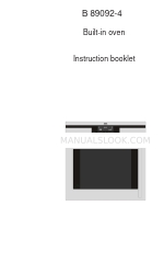 AEG B 89092-4 Instruction Booklet