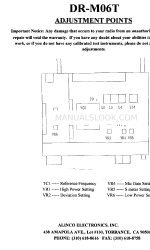Alinco Dr-M06T 調整ポイント