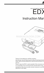 Alinco EDX-3 Instrukcja obsługi