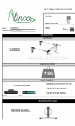 Alinea ECO ALN-T01-2L2S-NR Montaje e instrucciones