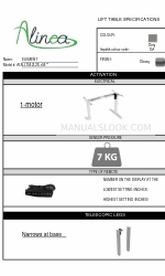 Alinea ALN-LTM-2L2S-1M Series Handbuch