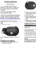 Garmin tempe Instructions