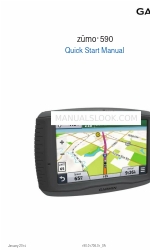 Garmin Zumo 590 Manuale di avvio rapido