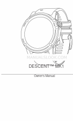 Garmin Descent MK1 소유자 매뉴얼