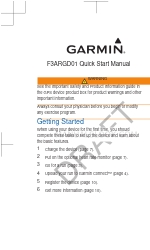 Garmin F3ARGD01 Посібник із швидкого старту