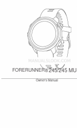 Garmin FORERUNNER 245 Manuale d'uso