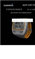 Garmin Forerunner 310XT - Running GPS Receiver Manuale di avvio rapido