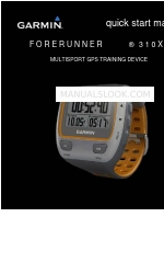 Garmin Forerunner 310XT - Running GPS Receiver 빠른 시작 매뉴얼