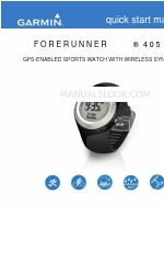 Garmin Forerunner 405 빠른 시작 매뉴얼