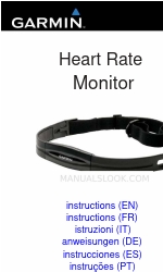 Garmin Forerunner 405 Instructions Manual