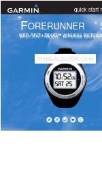 Garmin Forerunner 50 빠른 시작 매뉴얼