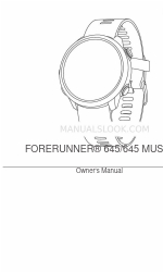 Garmin FORERUNNER 645 Owner's Manual