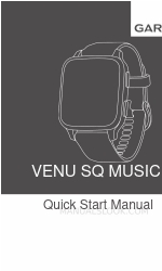 Garmin VENU SQ MUSIC Schnellstart-Handbuch