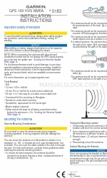 Garmin GPS 19x NMEA 0183 Installationsanleitung Handbuch