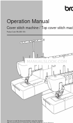 Brother 884-B31 Operation Manuals