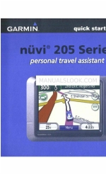 Garmin Nuvi 205 Series Panduan Memulai Cepat