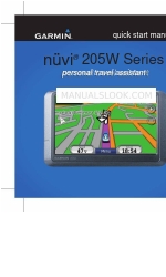 Garmin nuvi 205W Series Quick Start Manual