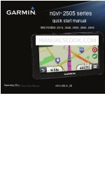 Garmin nuvi 2515 Skrócona instrukcja obsługi