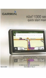 Garmin NUVI 300 SERIES Manuale di avvio rapido