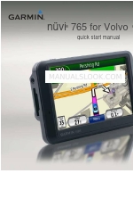 Garmin Nuvi 765 - Widescreen Bluetooth Portable GPS Navigator Manuale di avvio rapido