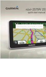 Garmin nuvi2575 Snelstarthandleiding