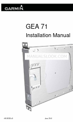 Garmin GEA 71 Manuale di installazione