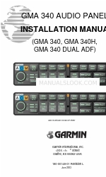 Garmin GMA 340 Installation Manual