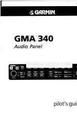 Garmin GMA 340 Pilot's Manual