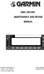 Garmin GNC 250 Maintenance And Repair Manual