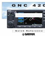 Garmin GNC 420 Quick Reference